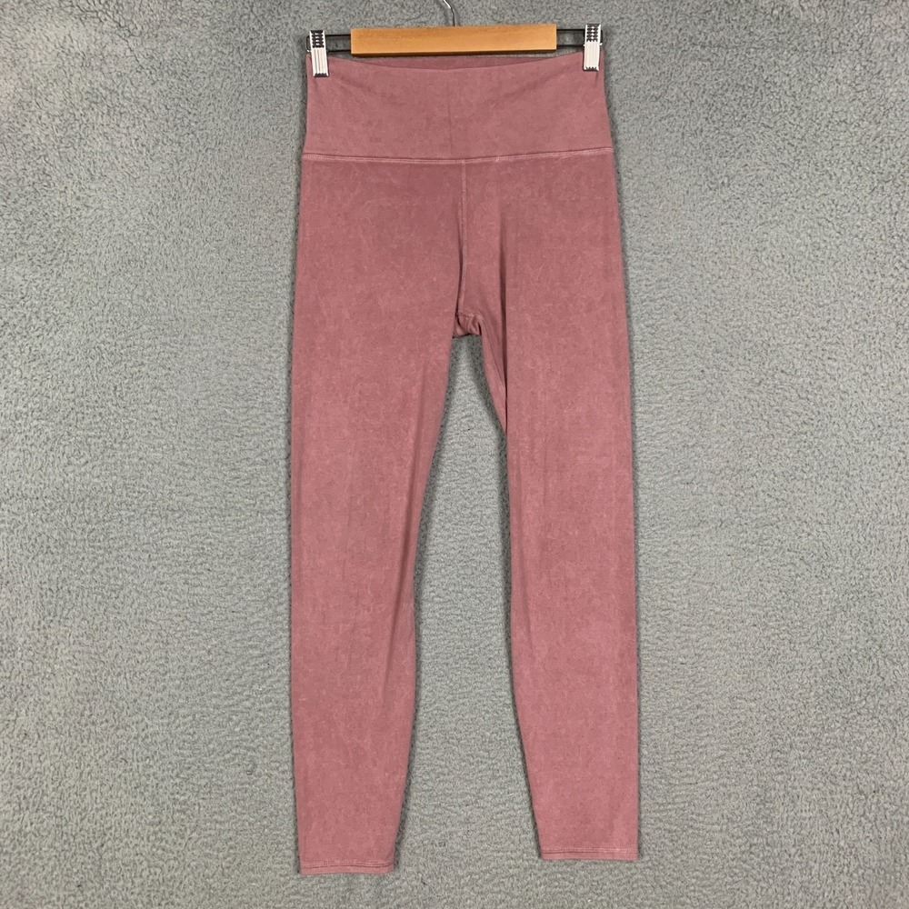 Vuori Studio Leggings Women's‎ Medium Marsala Washed High Rise Athleisure Lounge